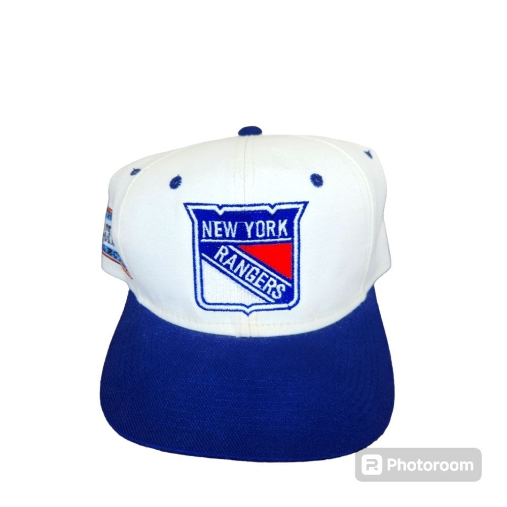 Vintage Sports Specialties NY Rangers Authentic Center Ice Fitted Hat 7 1/4